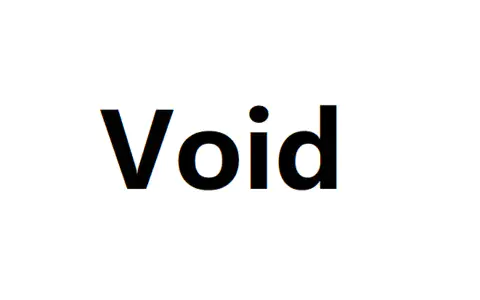 关于Void,提点意见吧