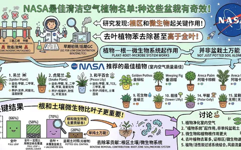 NASA清洁室内空气的最佳植物名单,种这些盆栽有奇效!