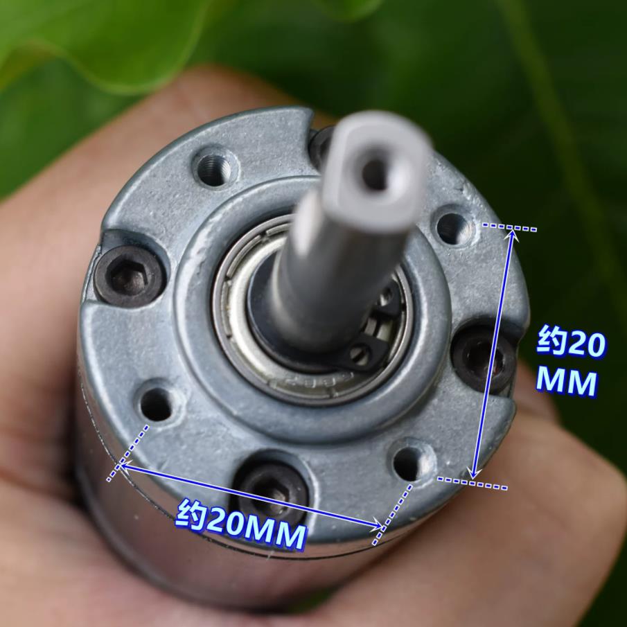 【花雕动手做】36GP 全金属 555 行星减速电机 DC 14.4V｜427rpm D 轴带螺纹_image_7.webp