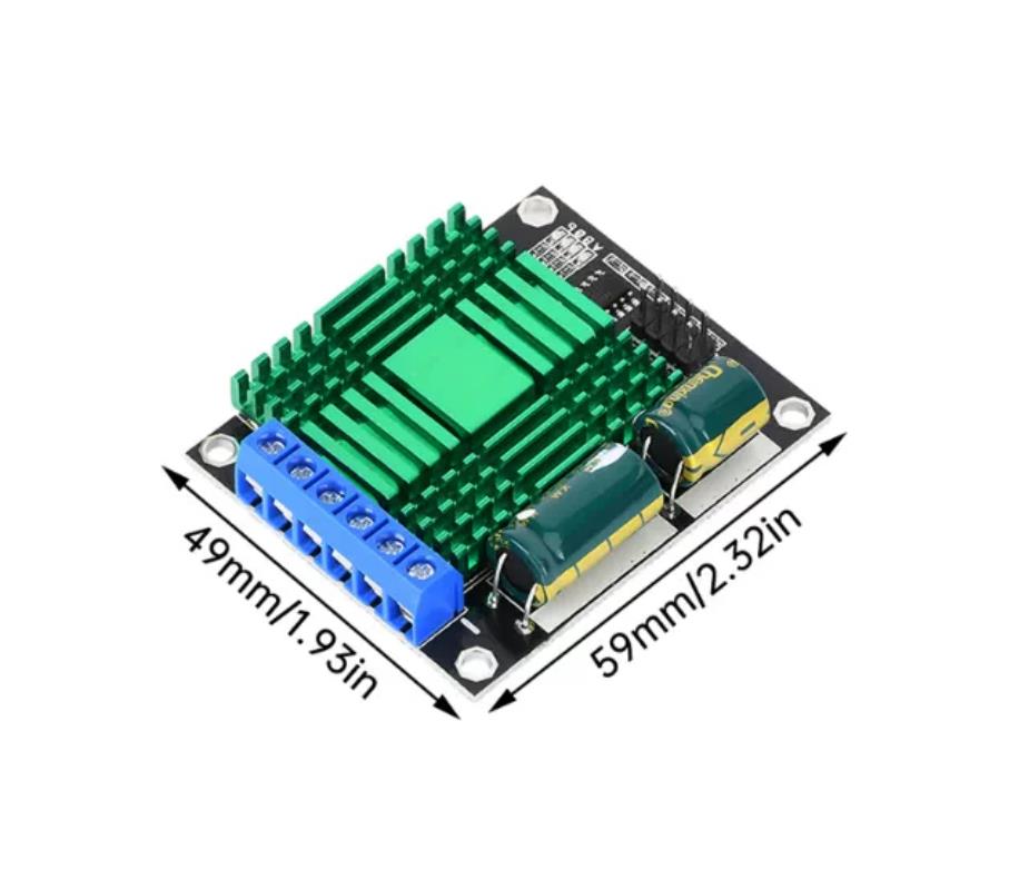 【花雕动手做】9V-30V 60A双路 PWM 直流电机驱动器模块 调速控制器板 大功率H桥_image_8.webp