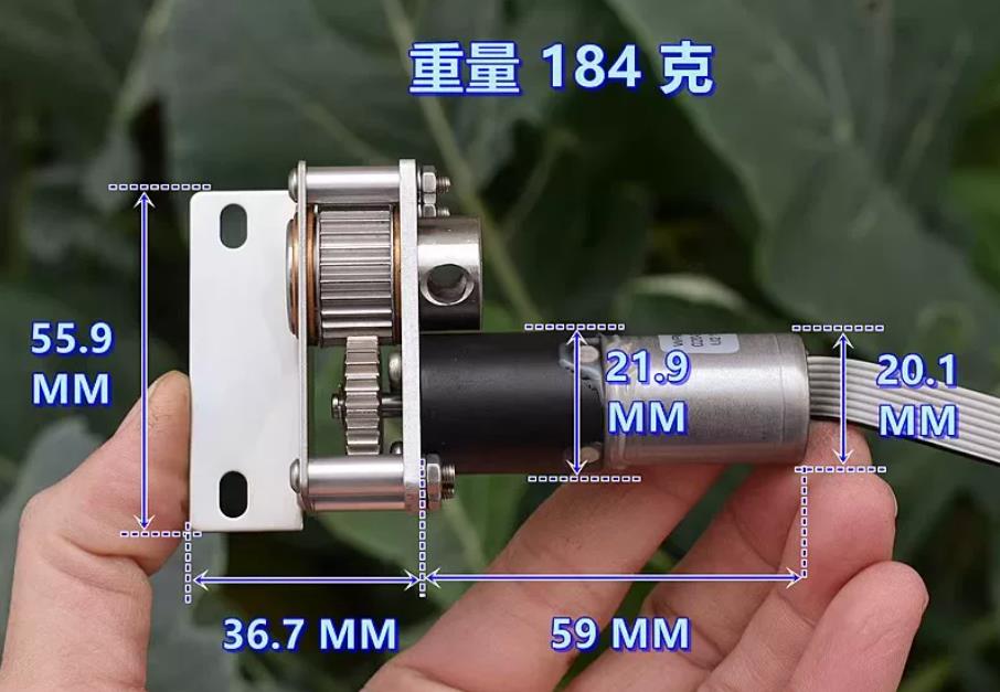 【花雕动手做】WPM20L5G 基站天线步进减速电机｜20mm 二相四线 1:144 行星带霍尔反馈_image_18.webp