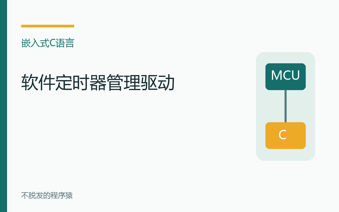 嵌入式C语言实现软件定时器管理驱动