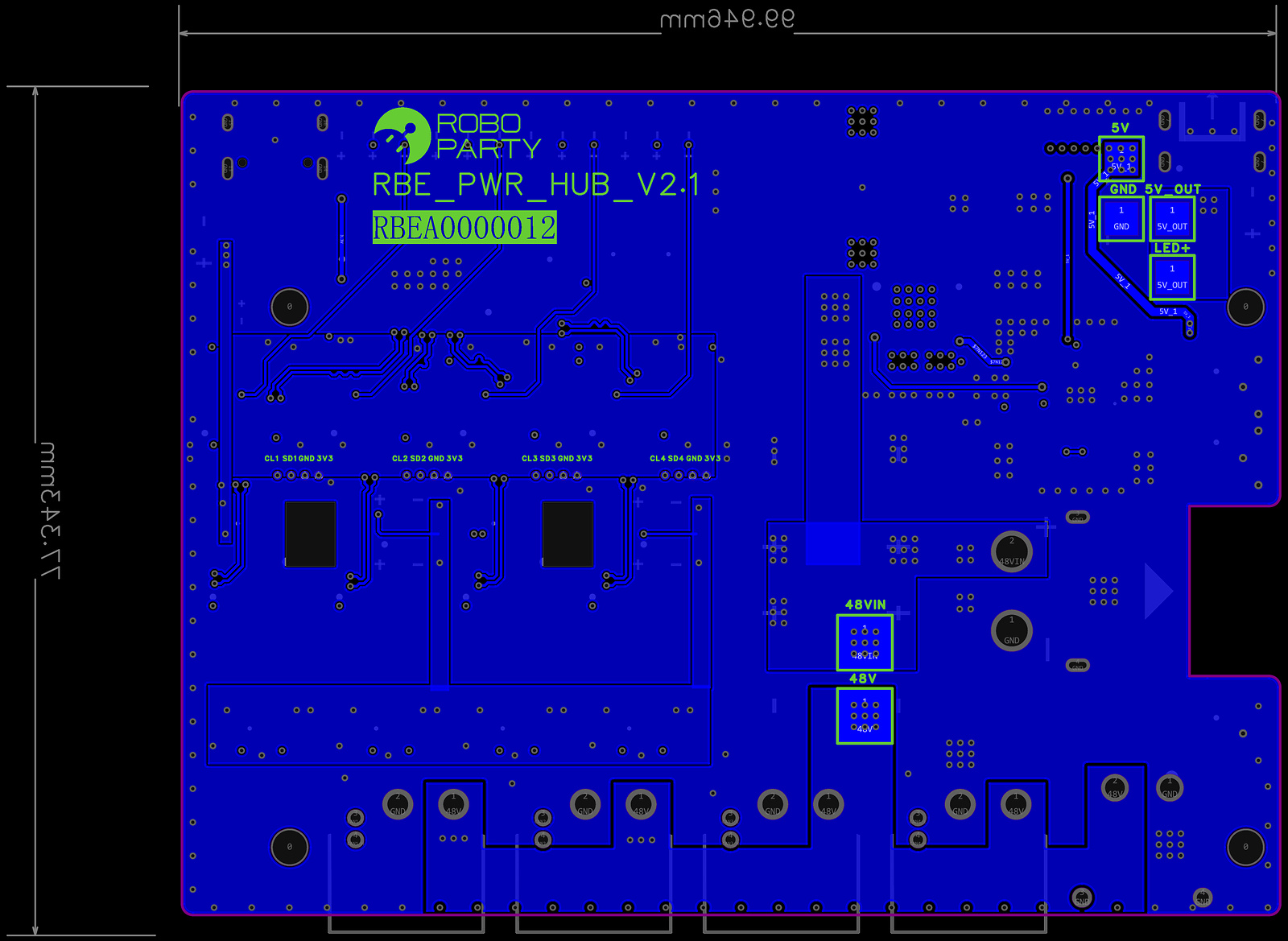 PCB背面导出图