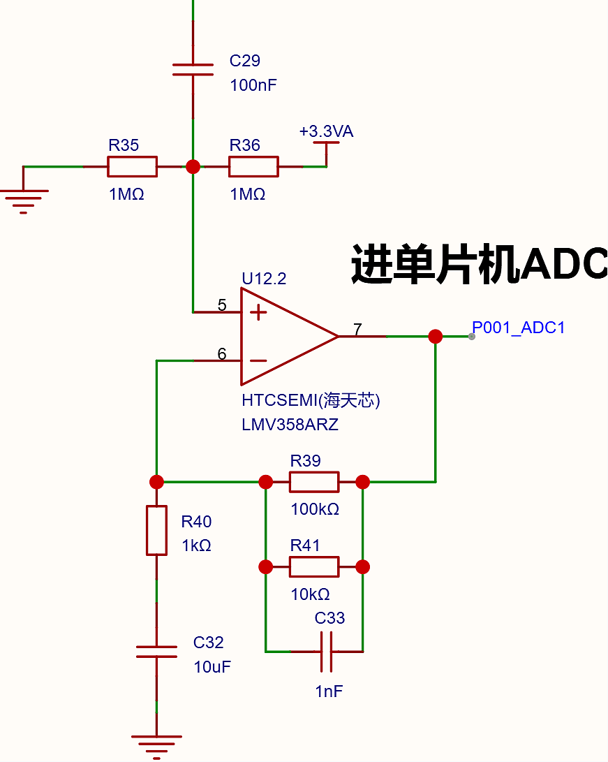 从真实EDA导出的模拟前端局部