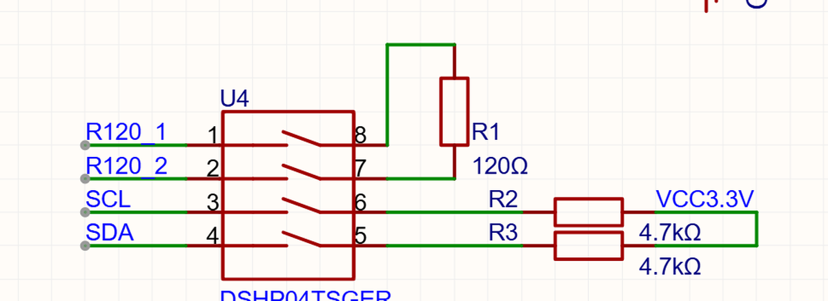I2C 拉电阻的实际供电网