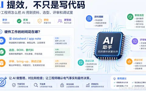 AI提效,不只是写代码,硬件工程师怎么把AI用起来