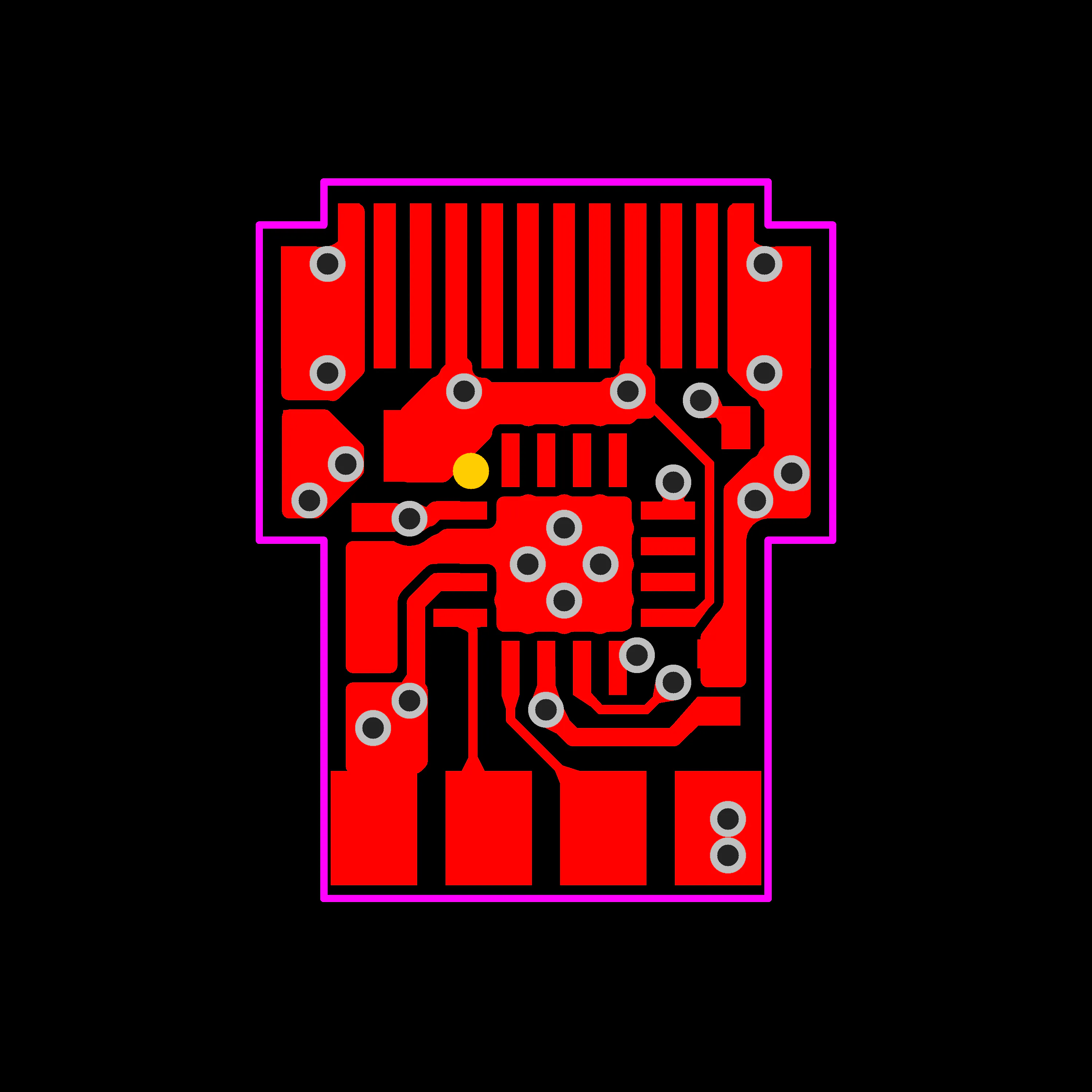 TinySerial PCB 顶层