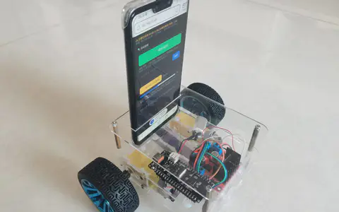 旧手机 + FireBeetle 2 ESP32-C6:打造自己的语音控制小车