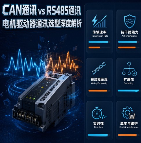 CAN通讯电机驱动器相比RS485有什么优势