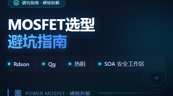 MOSFET选型避坑指南：Rdson、Qg、热阻与SOA安全工作区全拆解