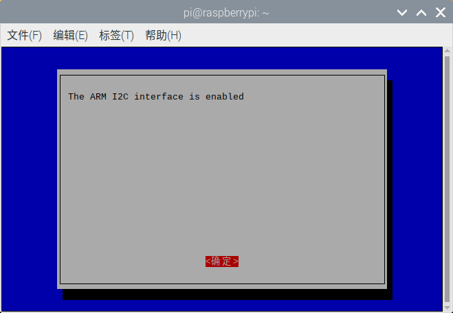 Install I2C library and enable 4