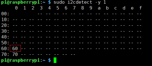 Install I2C library and enable 6