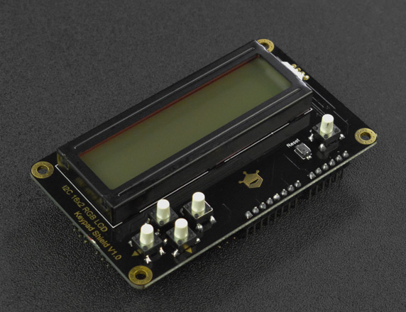 DFR0374 LCD Keypad Shield V2.0 for Arduino