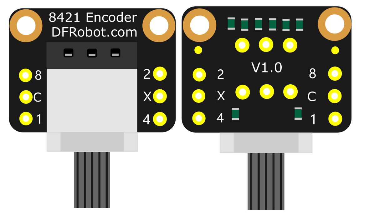 8421 Encoder-Vertical 顶部&底部