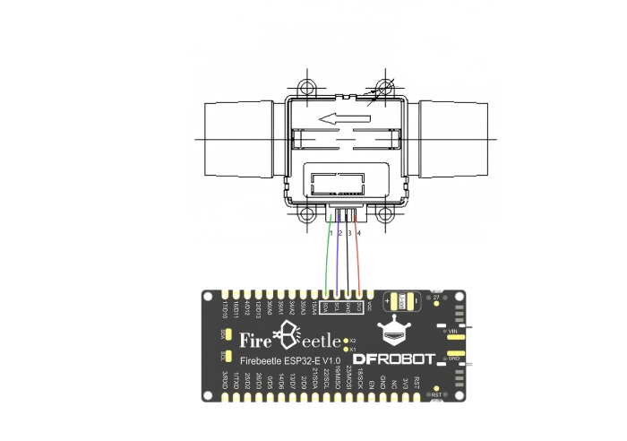 SEN0360-I2C Wiring Diagram