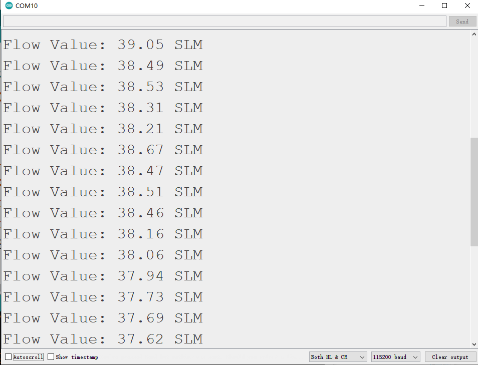 SEN0360-I2C Result