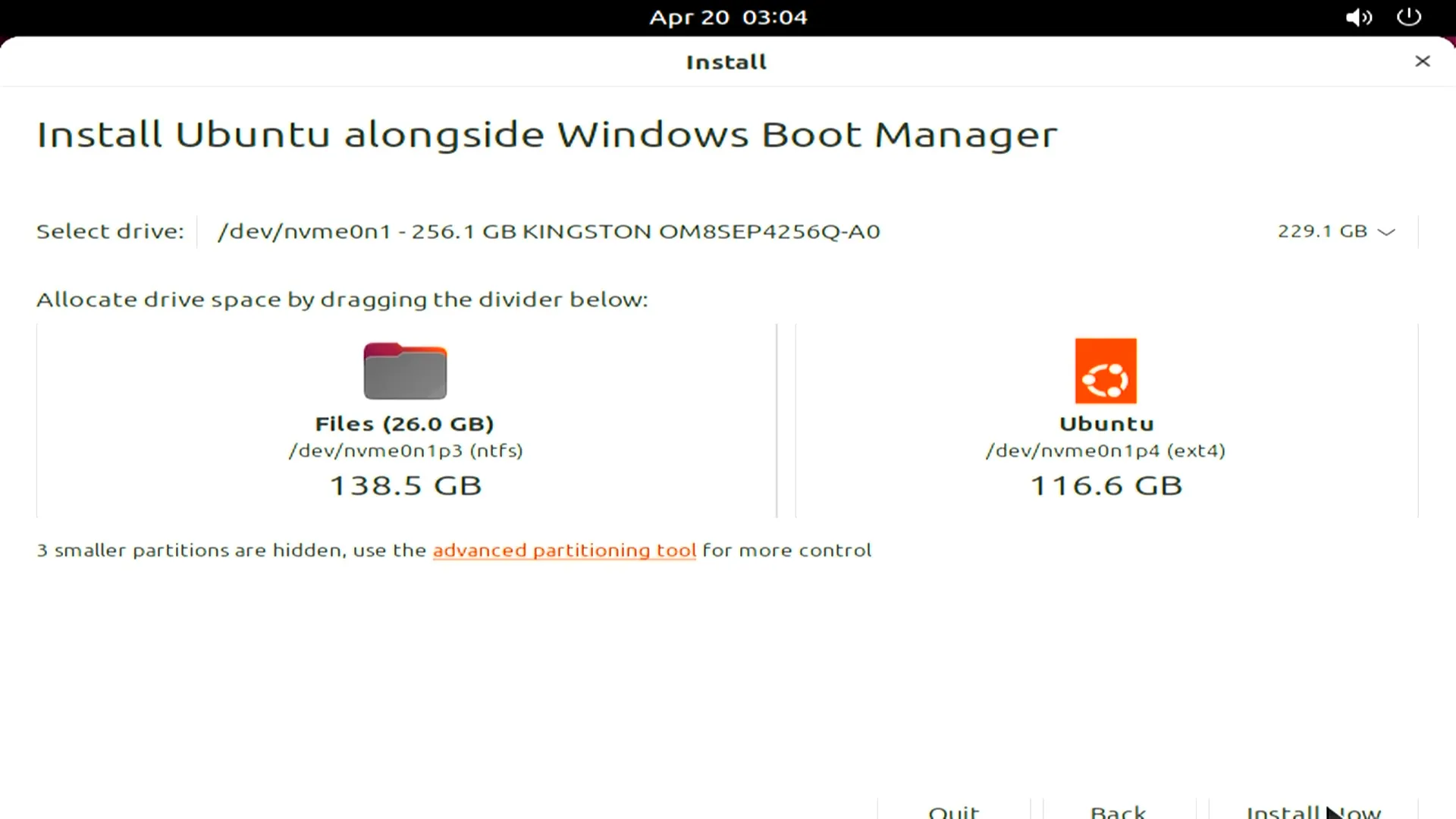 Ubuntu 安装类型确认