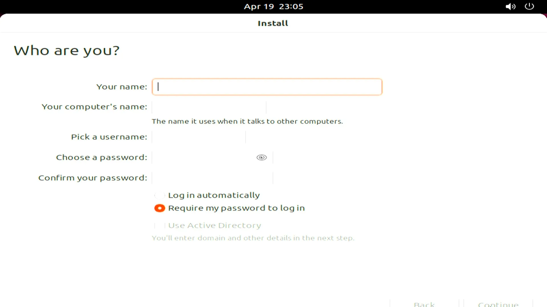Ubuntu 用户名设置